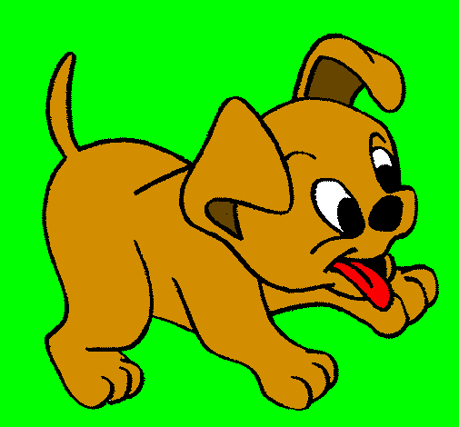 Desenho de Cachorro pintado e colorido por Usuário não registrado o dia 04  de Março do 2009