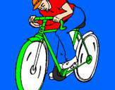 Desenho Ciclismo pintado por henrique