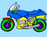 Desenho Motocicleta pintado por lucas  f