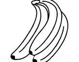 Desenho Plátanos pintado por lilian