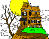 Desenho Casa encantada pintado por SCANIA