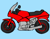 Desenho Motocicleta pintado por juliana