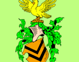 Desenho Escudo de armas e águia pintado por gabrielle