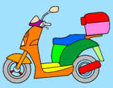 Desenho Ciclomotor pintado por Hneriquelima