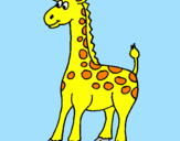 Desenho Girafa pintado por BEATRIZ