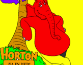 Desenho Horton pintado por joão vitor