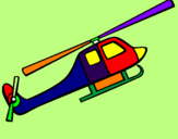 Desenho Helicóptero brinquedo pintado por frederico neto