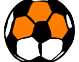 Desenho Bola de futebol pintado por GUTO NOVO
