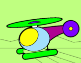 Desenho Helicoptero pequeno pintado por EDUARDO