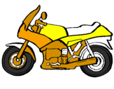 Desenho Motocicleta pintado por junior