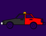Desenho Taxi pintado por juliett