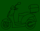 Desenho Ciclomotor pintado por EDUARDO