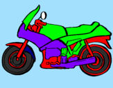 Desenho Motocicleta pintado por João Vitor  O. Anjos