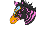 Desenho Zebra II pintado por patricia pain