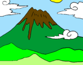 Desenho Monte Fuji pintado por rosilho7
