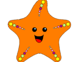 Desenho Estrela do mar pintado por estrela do mar