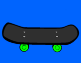 Desenho Skate II pintado por Diogo