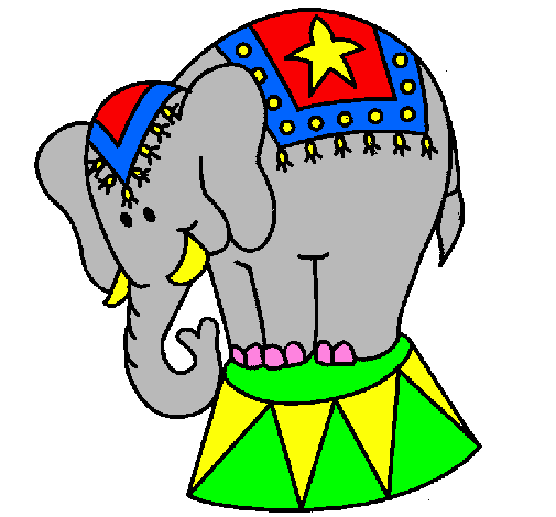 Elefante a actuar