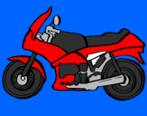 Desenho Motocicleta pintado por bikelis