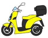 Desenho Ciclomotor pintado por joao henrique