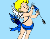 Desenho Cupido  pintado por ynara