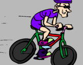 Desenho Ciclismo pintado por Henrique lima