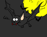 Desenho Morcego louco pintado por kaiqui