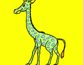 Desenho Girafa pintado por Dany