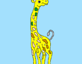 Desenho Girafa pintado por ANTÓNIO