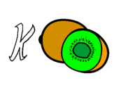 Desenho Kiwi pintado por cassia
