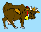 Desenho Vaca pintado por Starsky 