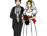 Desenho Marido e esposa III pintado por LETICIA