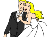 Desenho Marido e esposa pintado por danizinha