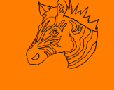 Desenho Zebra II pintado por bruno