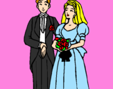 Desenho Marido e esposa III pintado por Teca