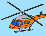 Desenho Helicoptero  pintado por das
