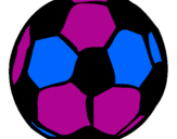 Desenho Bola de futebol pintado por papai45