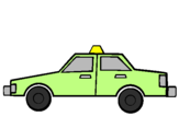 Desenho Taxi pintado por bruna