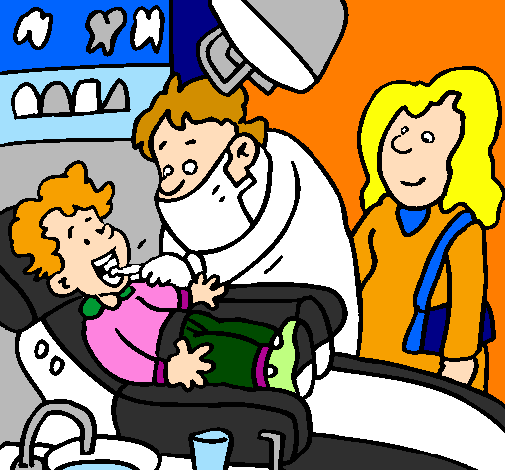 Menino no dentista