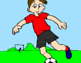 Desenho Jogar futebol pintado por MIKE
