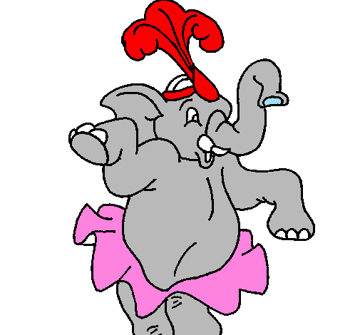 Elefante a dançar