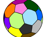 Desenho Bola de futebol II pintado por ana flavia