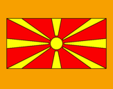 Desenho República da Macedónia pintado por Rodrigo