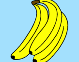 Desenho Plátanos pintado por isa gostosa 3 anos