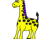 Desenho Girafa pintado por KAIRO CID