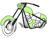 Desenho Moto pintado por carolina