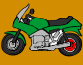Desenho Motocicleta pintado por vitao