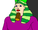 Desenho Ramses II pintado por 01