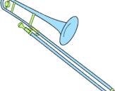 Desenho Trombone pintado por diogo