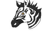 Desenho Zebra II pintado por vinicius